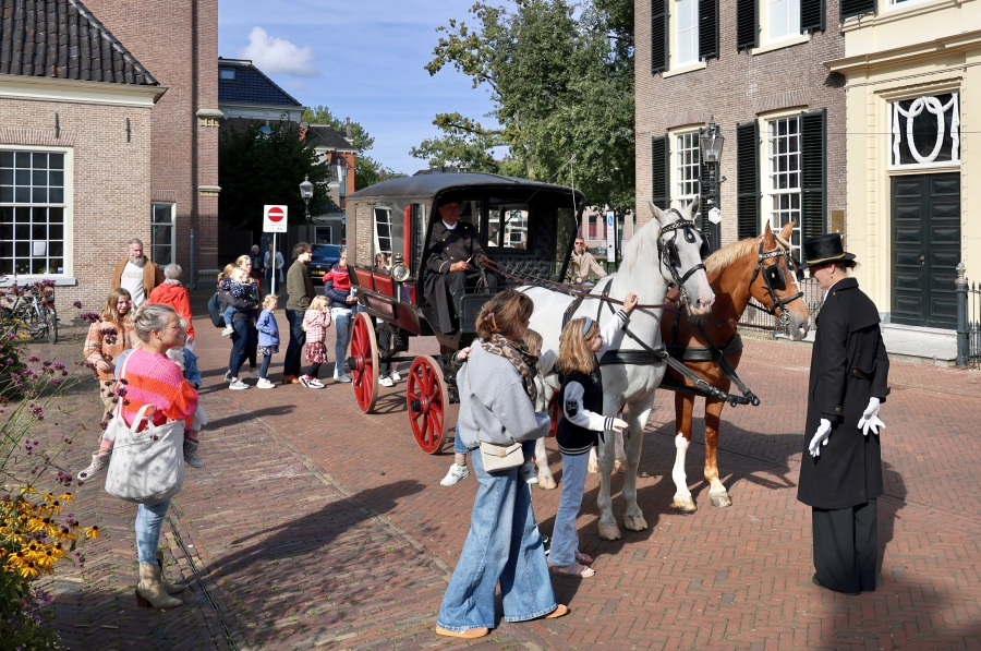 Gratis rondritten met de paardentram